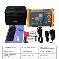 OTDR Portátil Inteligente NK5600 1310 1550nm 32 30dB con Pantalla Táctil, Probador de Fibra Óptica VFL OPM LS, Mapa de Eventos, Reflectómetro para Telecomunicaciones FTTH