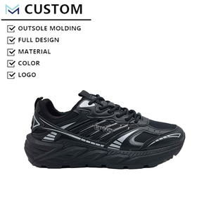 حذاء رياضي خارجي ماتروكس MB2504308 بنمط مربعات يزيد الطول، إغلاق برباط، الجزء العلوي من الجلد الصناعي والشبك، أحذية قابلة للتنفس - Product Image 1