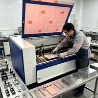 Découpeuse et graveuse laser CO2 à double lumière combinée 1390, 1300*900mm, pour acier au carbone, acier inoxydable, laiton, acrylique, bois, fabrication de panneaux