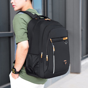 New Cross-Border Men's Backpack Oxford Cloth Large Capacity Burden-Reducing Business Backpack Men's Casual Student School <b>Bag</b> - Product Image 3