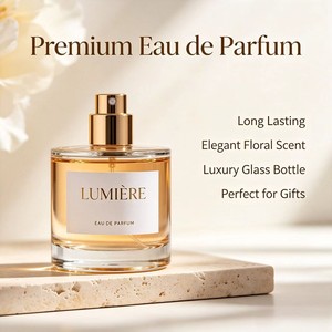 Perfume de Hombre de Lujo con Aroma Frutal, Rosas, Madera y Especias, <span class=keywords><strong>Eau</strong></span> de Parfum en Spray, Larga Duración, Sin Alcohol, Unisex - Product Image 1