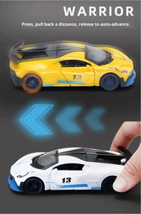 LASIVE TOYS Espositore 1:36 Modellino Auto Sportiva in Metallo con Retrocarica, Porte Apribili, Giocattolo Auto da Corsa in Metallo Pressofuso all'Ingrosso - Product Image 3