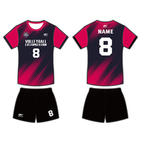 Junda impression par sublimation volley-ball chemises et shorts 100% polyester volley-ball uniforme femmes volley-ball maillot pour vêtements