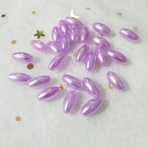 Großhandel 6*12mm Kunststoff ABS Reis Oval Imitation Perlen Perlen für DIY Dekoration - Product Image 6