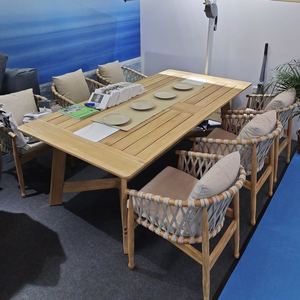 गर्म बिक्री आधुनिक पैटियो आउटडोर फर्नीचर गार्डन डाइनिंग चेयर और टेबल आउटडोर टेक कुर्सी - Product Image 3