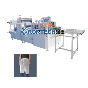 Automatic high speed Underwear Shorts non woven disposable spa wearing Pants outdoor use Underwear Making Machine