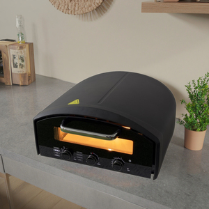 <span class=keywords><strong>Forno</strong></span> per <span class=keywords><strong>Pizza</strong></span> Elettrico di Ultimo Design e Alta Qualità con 8 Programmi Preimpostati Touchscreen per Feste in <span class=keywords><strong>Casa</strong></span> 500 Gradi - Product Image 2