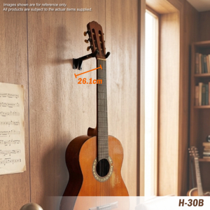 Support mural en métal pour guitare H-30B avec support incliné fendu - Product Image 1