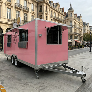 Fast Sandwich Trailer USA Ice Cream Food Truck Festival Coffee CE Catering <b>Cart</b> - Product Image 2