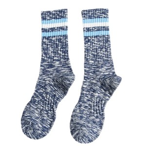 Men's Crew <b>Socks</b> Cotton Mid-Calf Thermo Stripe Pattern Autumn <b>Winter</b> Casual Wear - Product Image 5