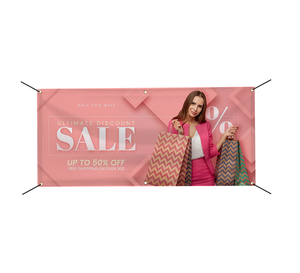 Рождественский баннер с индивидуальным дизайном, портативный виниловый баннер для рекламы в магазинах, декор для вечеринок с логотипом - Product Image 4