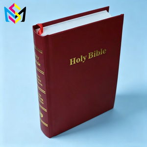 Custom OEM Hardcover <strong>Bible</strong> with Gold Foil Stamping Ribbon Marker Offset Paper <strong>Pack</strong> 12-Factory Direct Church Gift for Communion - Product Image 4