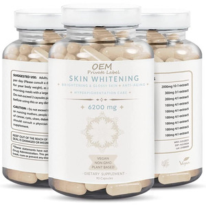 Paket label pribadi kapsul kolagen pemutih kulit, suplemen pendukung nutrisi dengan ramuan alami - Product Image 1