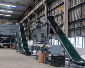 YOUWEI personalizzato grande nastro trasportatore in PVC per uso ristorante a lunga distanza piatto trasportatore automatico CE certificazione Cargo - Product Image 1