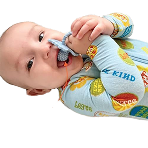 Sans BPA fraise Silicone bébé molaire anneau de <span class=keywords><strong>dentition</strong></span> en forme de sucette <span class=keywords><strong>jouet</strong></span> de fruits pour unisexe <span class=keywords><strong>dentition</strong></span> drôle conception à mâcher doux - Product Image 2