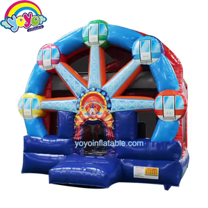 Brincolín con Forma de Rueda de la Fortuna, Tobogán para Fiestas Infantiles, Piscina de Pelotas, Resistente a la Intemperie, Uso Doméstico y Comercial - Product Image 1