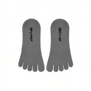 Hb Sport Five <b>Finger</b> Anti Slip Yoga <b>Socks</b> Gray Art 94945 For Women And Men Workout Fitness Gym Exercise - Product Image 1