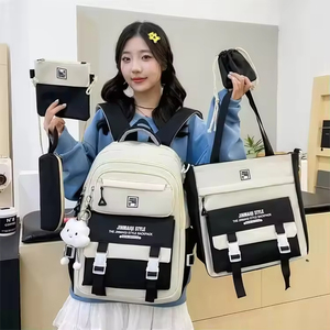 Students Schoolbag Fashionable <b>Waterproof</b> <b>Set</b> Custom Logo School Bags Student Backpack <b>Set</b> - Product Image 6