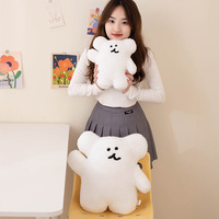 Peluche Koala Blanche Douce, Jouet en Peluche Rembourré en Coton PP, Coussin à Câliner, Cadeau pour Enfants
