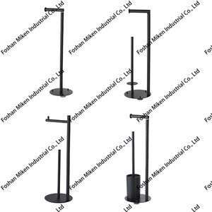 Metallo con ventose bagno porta carta igienica Free Standing - Product Image 2