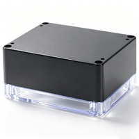 Caja de Conexiones Impermeable de ABS de 115x90x55 mm con Tapa Transparente de PC, IP65, Caja Eléctrica para Exteriores, Carcasa Universal para PCB, Caja para Proyectos