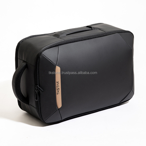 Modern Unisex Laptop <b>Backpack</b> with Protective PU Material Lightweight & Portable Design and Handle Closure - Product Image 5