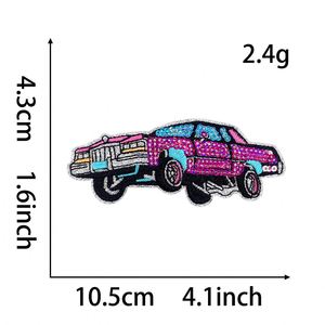 Iron-on Multicolor <b>Sequin</b> Embroidery Hawaiian Bikini Sunglass Surf Truck Car Cocktail Patch for Clothes <b>Bag</b> Decoration - Product Image 6