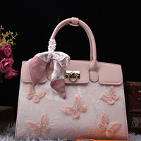 Bolso de Mano Loumixer 2026 para Mujer, Estilo Chino, PU de Alta Calidad, Bordado de Loto Lujoso, Nuevo Diseño de Moda