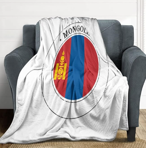 Couverture de lit à drapeau de la <span class=keywords><strong>Mongolie</strong></span> à bas <span class=keywords><strong>prix</strong></span>, couverture nationale douce et épaisse, couverture de <span class=keywords><strong>voyage</strong></span> à drapeau national pour lit, canapé et <span class=keywords><strong>voyage</strong></span> - Product Image 2