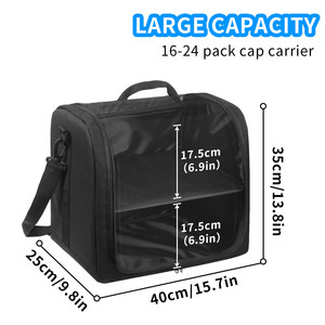 <b>Baseball</b> <b>Cap</b> Storage <b>Bag</b> 100x80x32cm Stackable Oxford Fabric Wardrobe Organizer Minimalist Design - Product Image 5