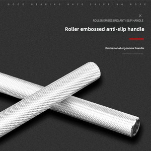 Cuerda para Saltar con Doble Rodamiento de Alambre de Acero y Mango de Aleación de Aluminio para Entrenamiento Deportivo, Pérdida de Peso y Quema de Grasa - Unisex, Uso en Interiores - Product Image 3