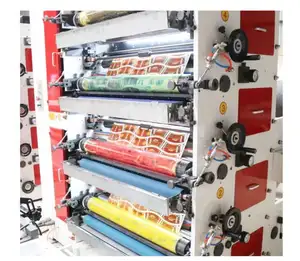 Vier Kleuren Flexo Printing Machine Voor Papier Cup ZL950