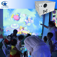 Table de projection de cartographie interactive pour l'école 3D Projection cartographie jeu de mur tactile jeu de peinture interactif pour les enfants