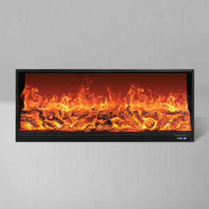 <span class=keywords><strong>Chimenea</strong></span> eléctrica de 50 pulgadas para interiores, luz Led integrada, montaje en pared, <span class=keywords><strong>chimenea</strong></span>, llama decorativa, temporizador ajustable, calentador de habitación - Product Image 6