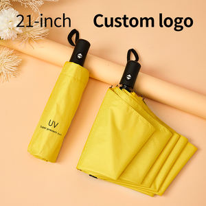 Großhandel: Personalisierter, bedruckter 3-fach faltbarer Automatik-UV-Sonnenschirm, windresistent, Regenschirm, Werbeartikel - Product Image 4