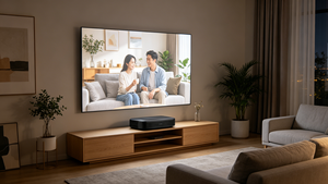 Projecteur vidéo intelligent laser 4K à ultra courte focale pour la maison, 2500 ANSI, DLP, Wi-Fi, Bluetooth, haut-parleur musical, Proyector Str-ust20, 4K natif - Product Image 6