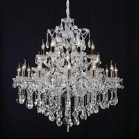 Lustre en cristal de luxe personnalisé pour la décoration de salles de mariage, de fêtes, d'hôtels, de restaurants, d'anniversaires, de halls d'accueil et de salons