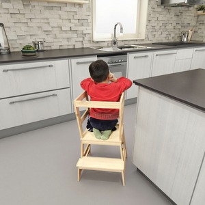 Sgabello in legno <span class=keywords><strong>per</strong></span> bambini, <span class=keywords><strong>scarpiera</strong></span>, sgabello poggiapiedi in bambù, torre di apprendimento pieghevole, sgabello a gradino, dimensioni personalizzabili, <span class=keywords><strong>per</strong></span> la casa - Product Image 6