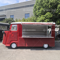 Camion de restauration rapide électrique, remorque de vente de snacks avec chariot mobile pour hot-dogs, café, bière, vin et crème glacée
