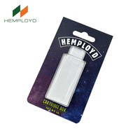 Cartouche d'emballage en plastique PVC transparent personnalisé pour cartes blister à clapet Boîtes en papier d'emballage adhésif double face 3M