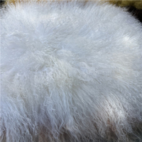 Couverture en peau de mouton du Tibet, fourrure d'agneau mongol