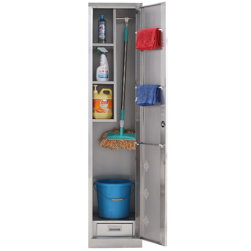 Factory Cheap Price Mop And Furniture Supplies Model Cleaning Closet Bathroom Broom Storage Cabinet