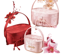 Caja de Regalo Moderna para Damas de Honor, Bordada, Ecológica, Hecha con Materiales Reciclados, con Cierre Magnético, Rígida, Laminada en EVA, con Forma de Cajón