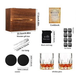 Pierres à whisky avec ensemble de verres à whisky, meilleurs cadeaux pour hommes, papa, mari, anniversaire, cadeau d'anniversaire - Product Image 4