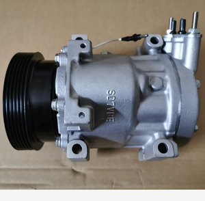 Compresor de Aire Acondicionado 7V16 para Renault DACIA LOGAN DACIA DUSTER OEM: <span class=keywords><strong>1177</strong></span>/1060/1027/8200117767/8200603434/8200802608 6PK 12V 125MM - Product Image 2