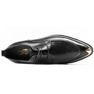 Últimos Zapatos Oxford de Vestir para Hombre, Diseño Italiano de Lujo 2025, Punta en Pico, Aumentan la Estatura, para Oficina y Carrera Profesional - Product Image 2