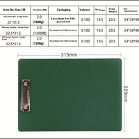 Dossier personnalisé Ounan Papier pour bloc-notes en PP avec tableau imprimé pour le stockage et le classement du papier en stock