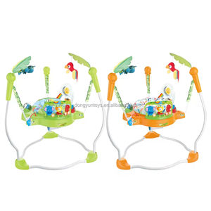 Vente en gros de haute qualité happy jungle musical pull réglable pour bébé <span class=keywords><strong>Jumperoo</strong></span> Bouncer Centre d'activités pour nouveau-nés - Product Image 1