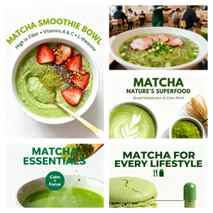 Poudre de Matcha Biologique Certifiée UE, Thé Vert Frais, Qualité Culinaire Supérieure, Poudre de Thé Instantanée pour la Pâtisserie - Product Image 2
