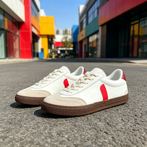 Sneakers basses de luxe de haute qualité de style allemand, respirantes, confortables, unisexes, chaussures décontractées de créateur, vente en gros, logo personnalisé - Product Image 2